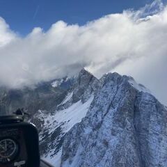 Flugwegposition um 08:26:21: Aufgenommen in der Nähe von Gemeinde Zell, Österreich in 2160 Meter